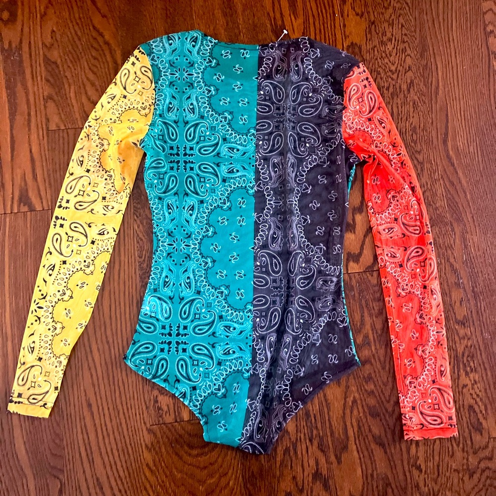 Colorful Long Sleeve Bodysuit